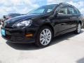 2014 Black Volkswagen Jetta TDI SportWagen  photo #3