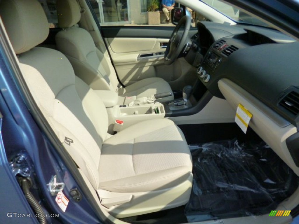 2014 XV Crosstrek Hybrid - Quartz Blue Pearl / Ivory photo #10