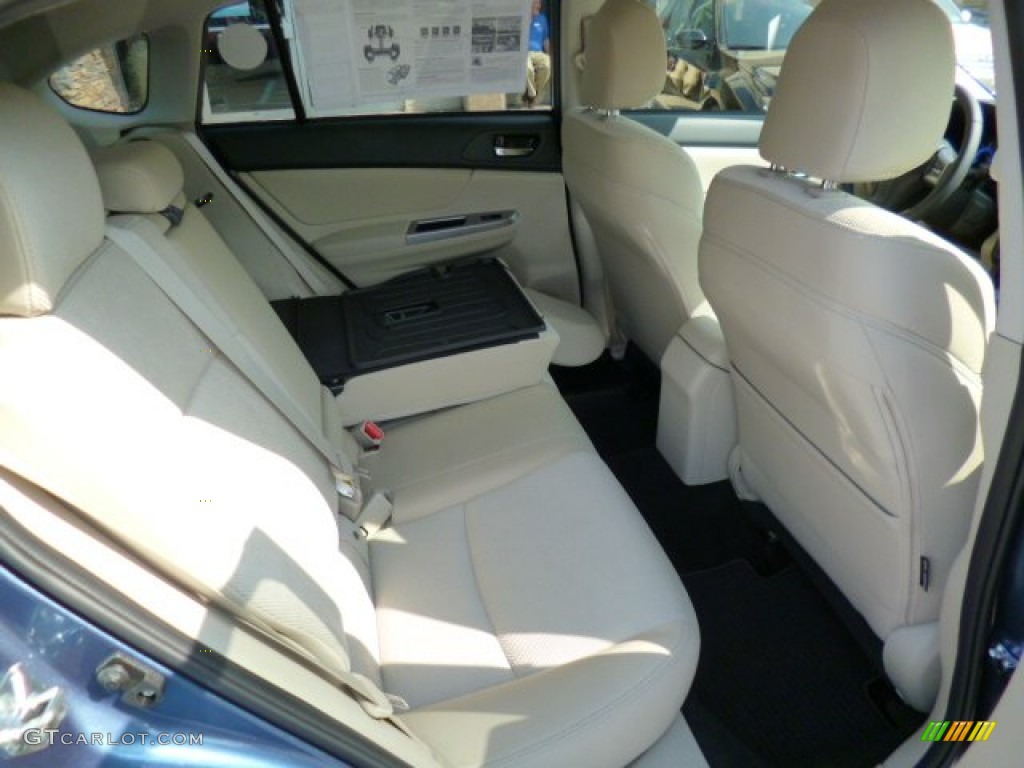 2014 XV Crosstrek Hybrid - Quartz Blue Pearl / Ivory photo #11