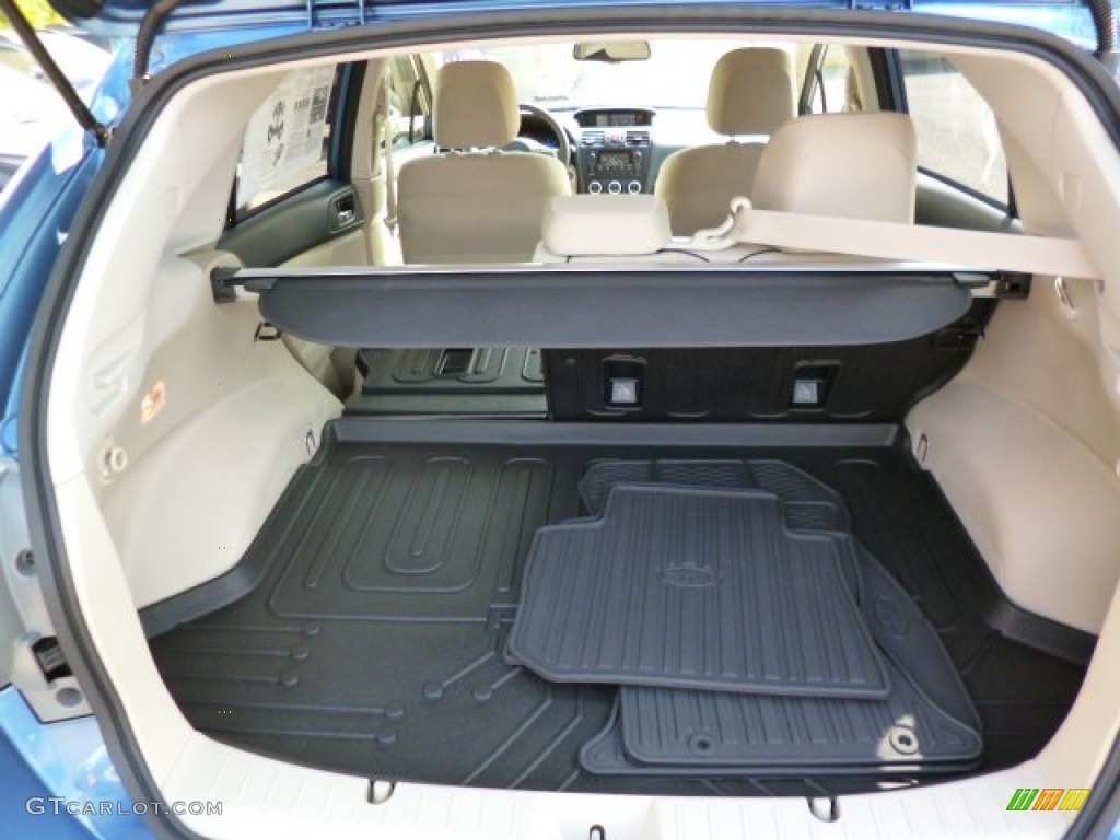 2014 XV Crosstrek Hybrid - Quartz Blue Pearl / Ivory photo #12