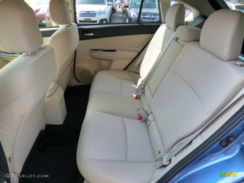 2014 XV Crosstrek Hybrid - Quartz Blue Pearl / Ivory photo #13