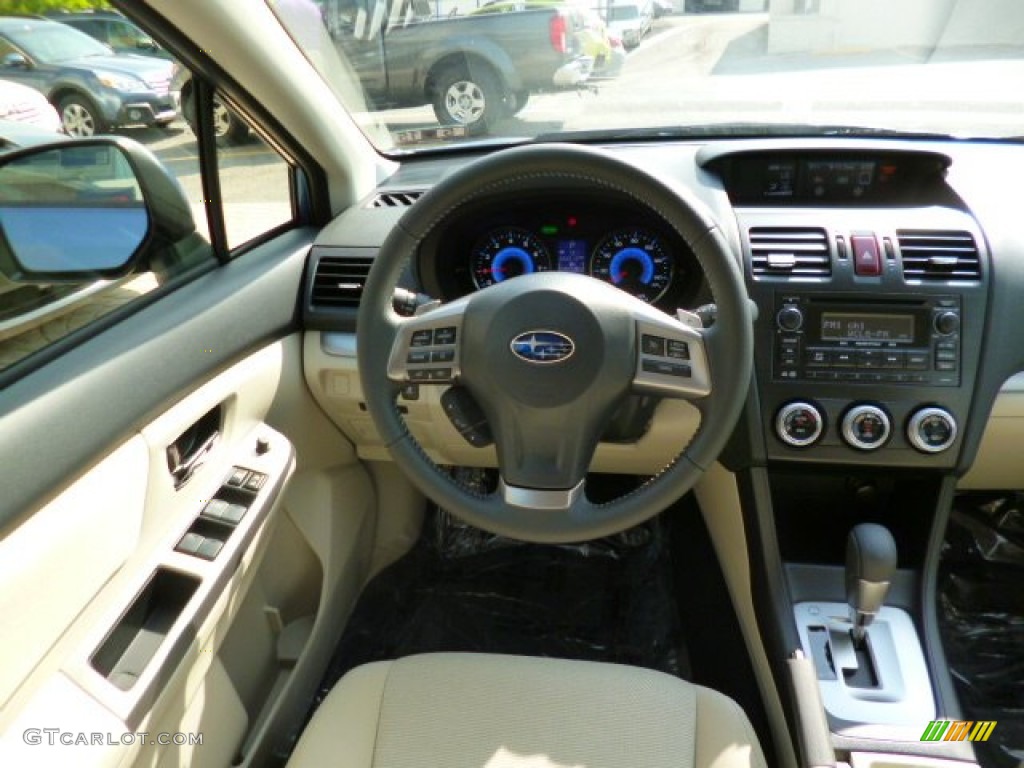 2014 XV Crosstrek Hybrid - Quartz Blue Pearl / Ivory photo #14