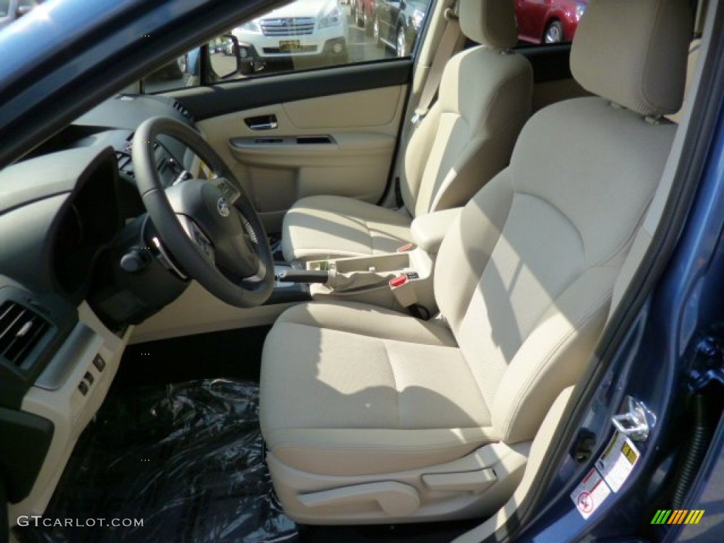 2014 XV Crosstrek Hybrid - Quartz Blue Pearl / Ivory photo #15