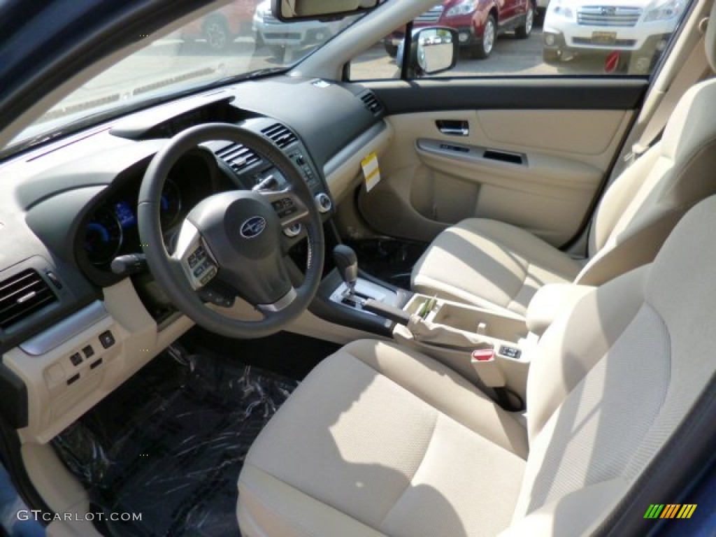 2014 XV Crosstrek Hybrid - Quartz Blue Pearl / Ivory photo #16