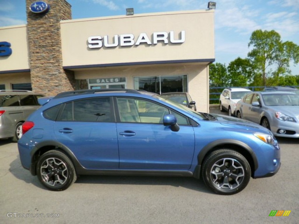2014 XV Crosstrek 2.0i Limited - Quartz Blue Pearl / Ivory photo #8
