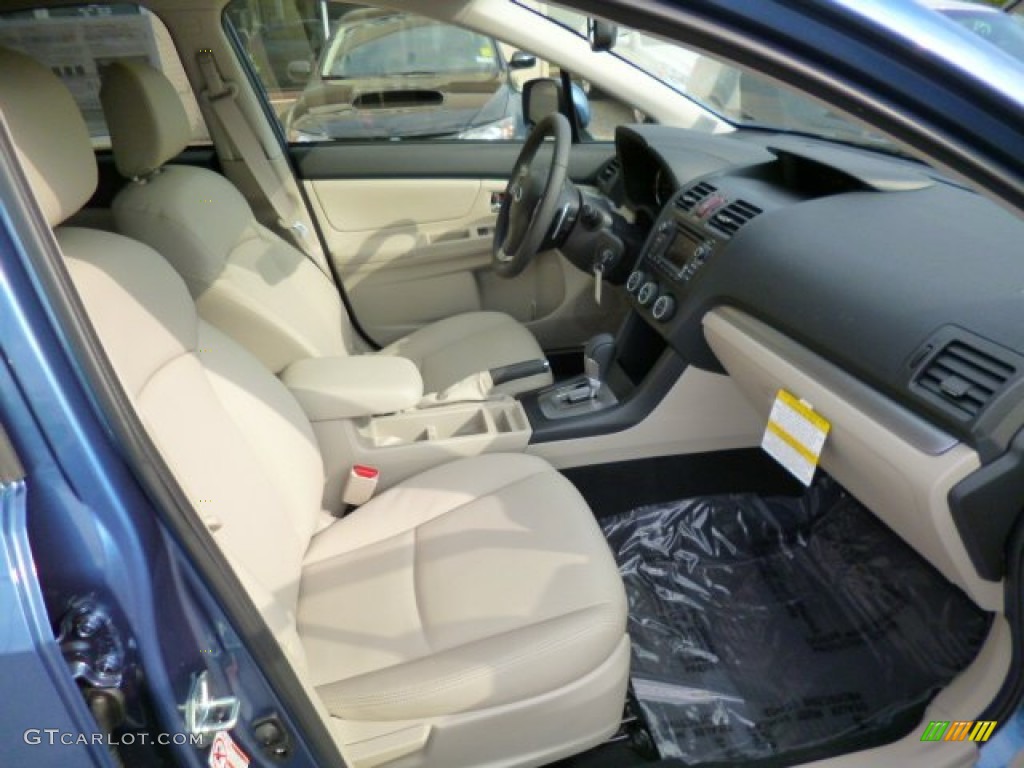 2014 XV Crosstrek 2.0i Limited - Quartz Blue Pearl / Ivory photo #10