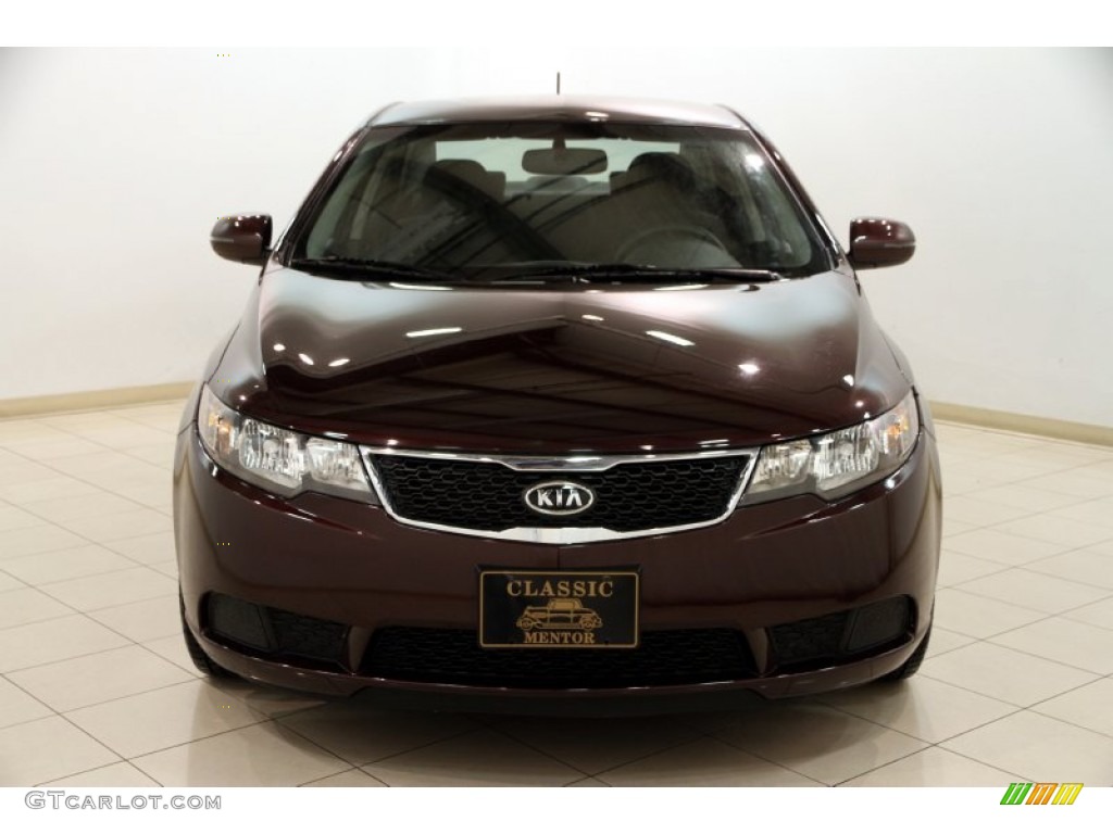2011 Forte EX - Dark Cherry / Black photo #2