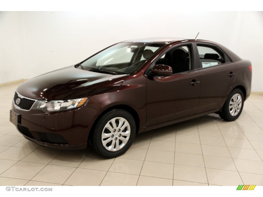 2011 Forte EX - Dark Cherry / Black photo #3