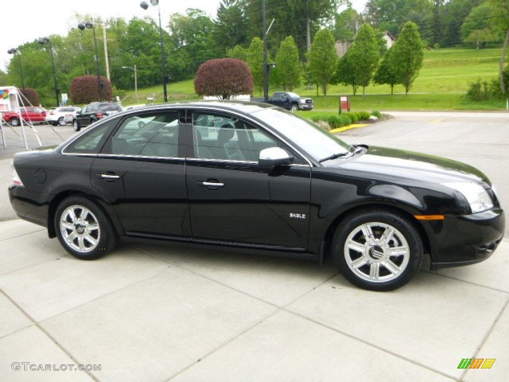 2008 Sable Premier Sedan - Black / Charcoal Black photo #6