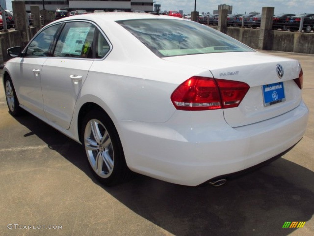 2014 Passat 1.8T SE - Candy White / Cornsilk Beige photo #4