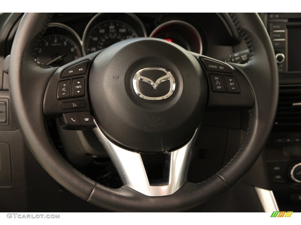 2014 CX-5 Grand Touring AWD - Crystal White Pearl Mica / Sand photo #8