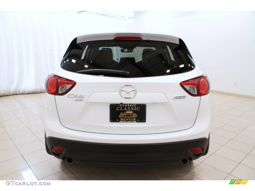 2014 CX-5 Grand Touring AWD - Crystal White Pearl Mica / Sand photo #33