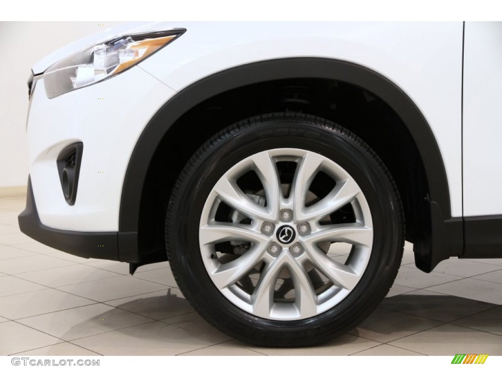 2014 CX-5 Grand Touring AWD - Crystal White Pearl Mica / Sand photo #35