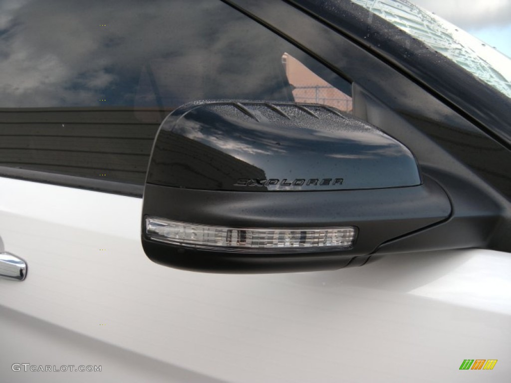 2013 Explorer Sport 4WD - White Platinum Tri-Coat / Charcoal Black/Sienna photo #14