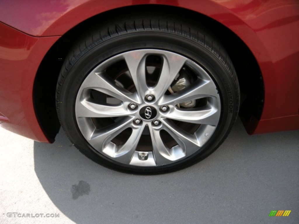 2011 Sonata SE 2.0T - Venetian Red / Gray photo #11