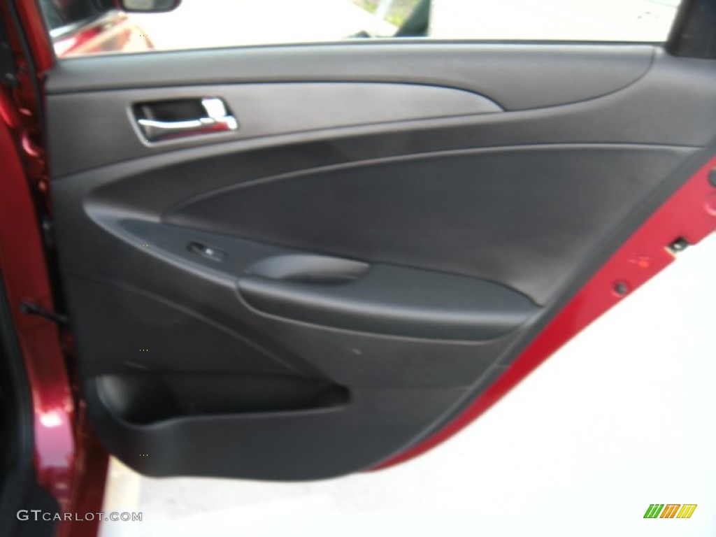 2011 Sonata SE 2.0T - Venetian Red / Gray photo #27