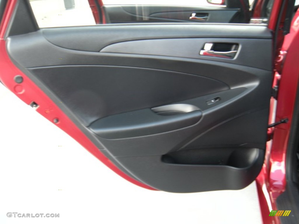 2011 Sonata SE 2.0T - Venetian Red / Gray photo #30