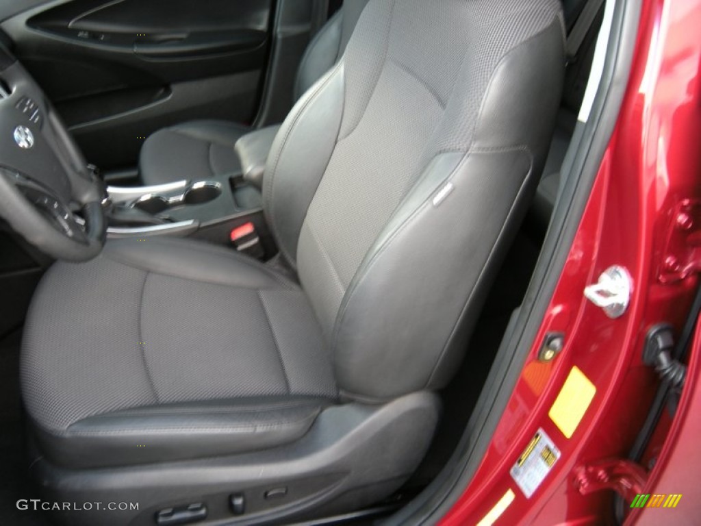 2011 Sonata SE 2.0T - Venetian Red / Gray photo #34