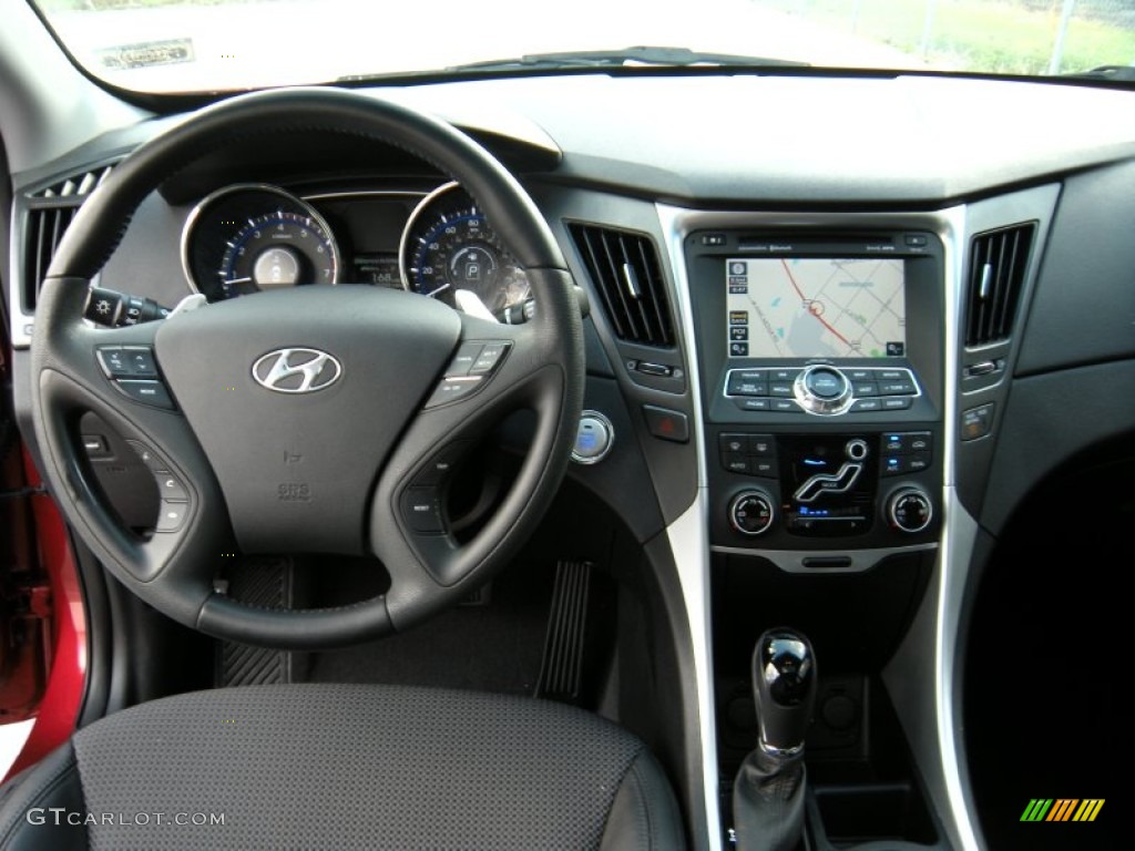 2011 Sonata SE 2.0T - Venetian Red / Gray photo #37