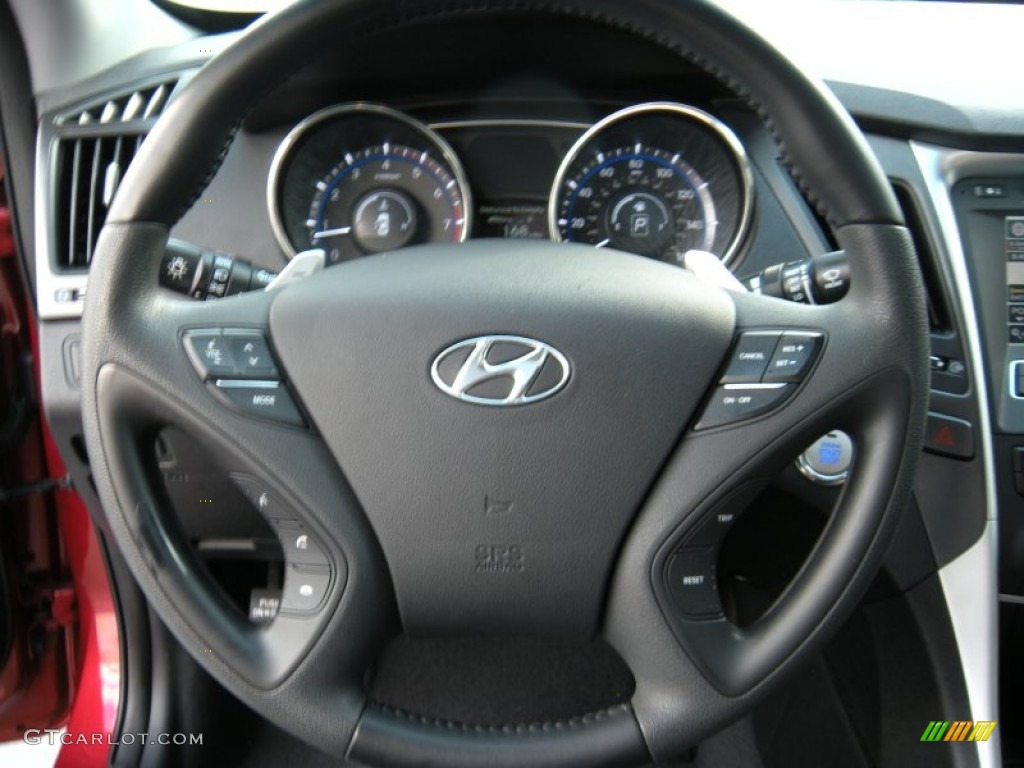 2011 Sonata SE 2.0T - Venetian Red / Gray photo #43