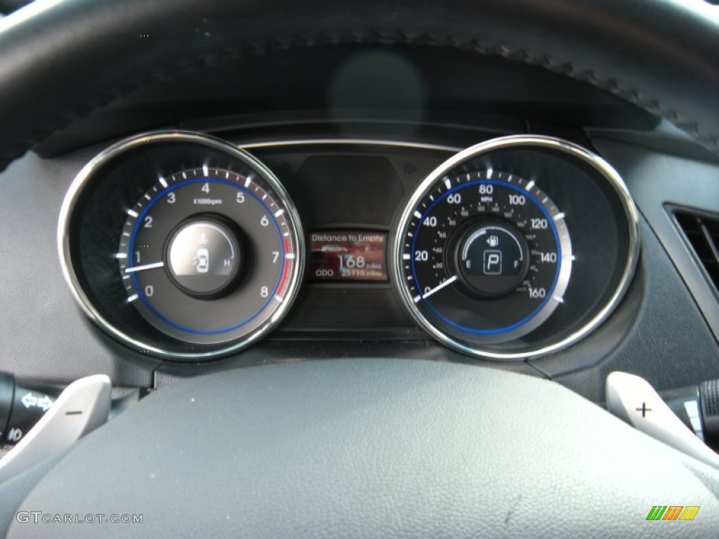 2011 Sonata SE 2.0T - Venetian Red / Gray photo #44