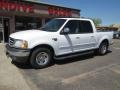 2002 Oxford White Ford F150 XLT SuperCrew  photo #1