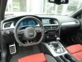 2014 Audi S4 Black/Magma Red Interior Prime Interior Photo