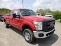 Vermillion Red - F350 Super Duty XL Super Cab 4x4 Photo No. 2