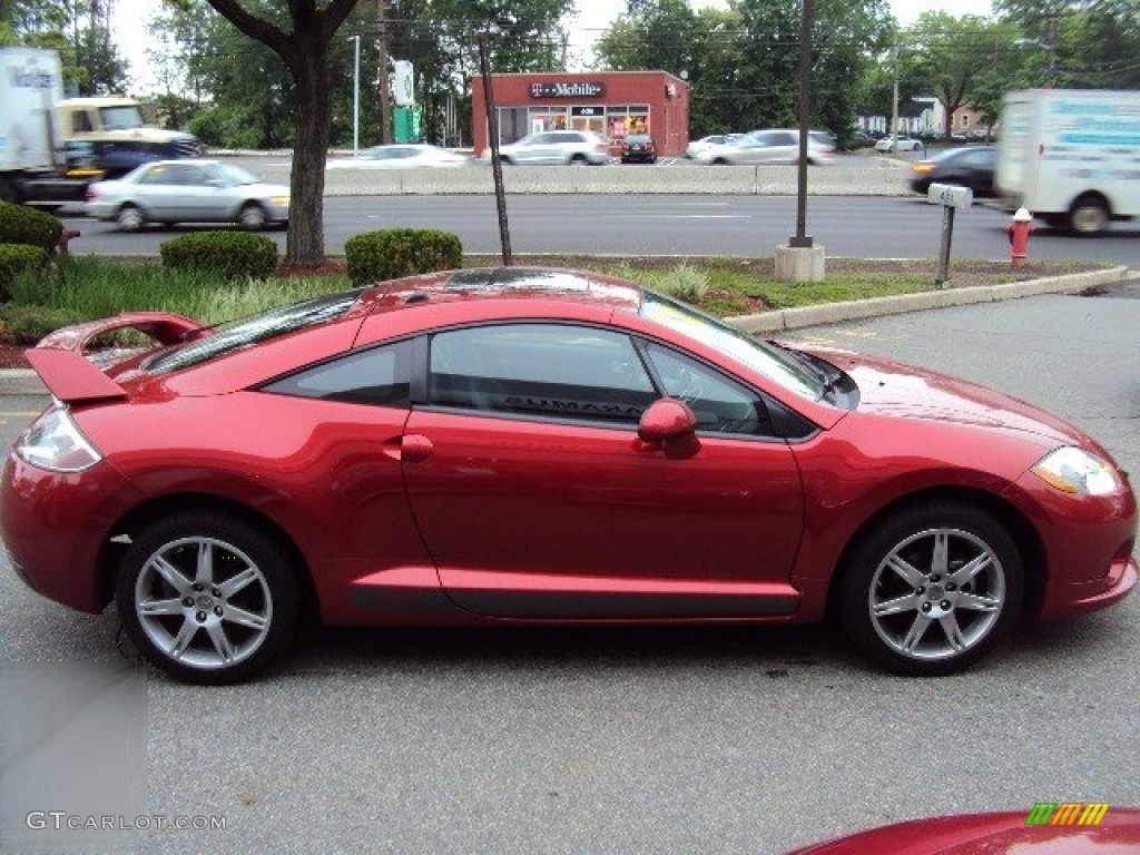 2008 Eclipse SE Coupe - Rave Red / Dark Charcoal photo #5