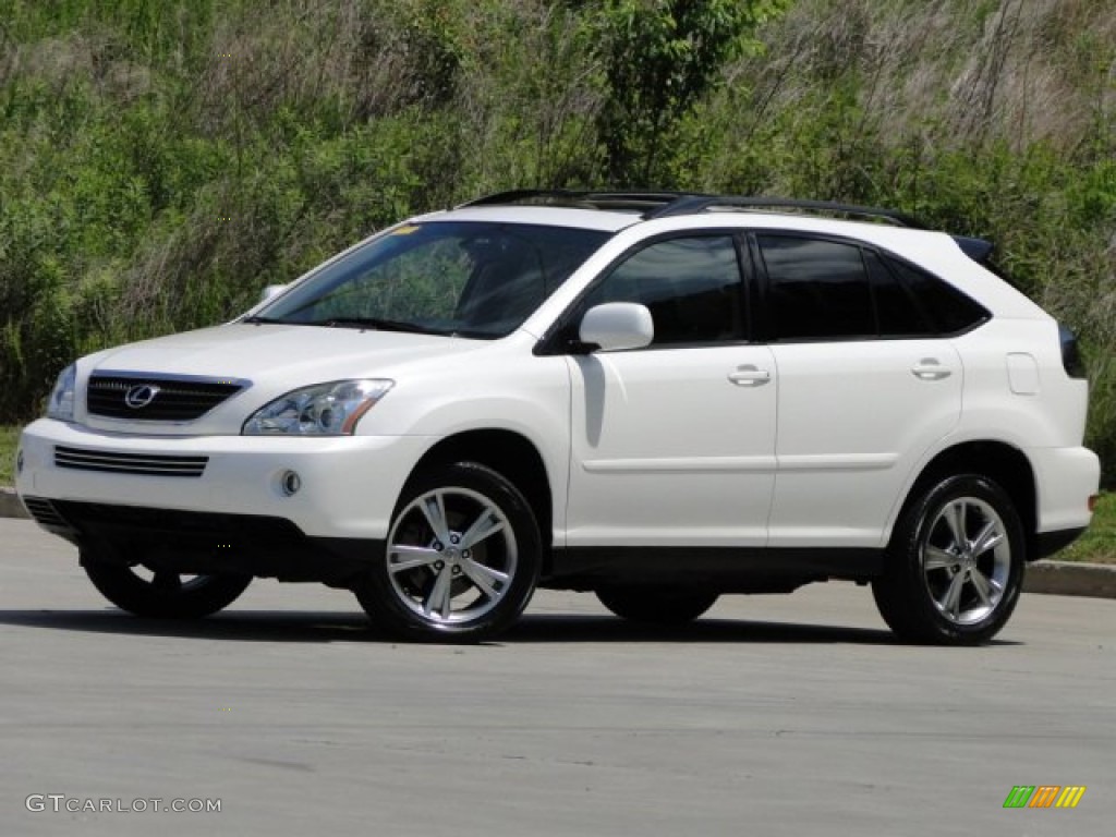 2006 RX 400h AWD Hybrid - Crystal White Pearl / Ivory photo #2