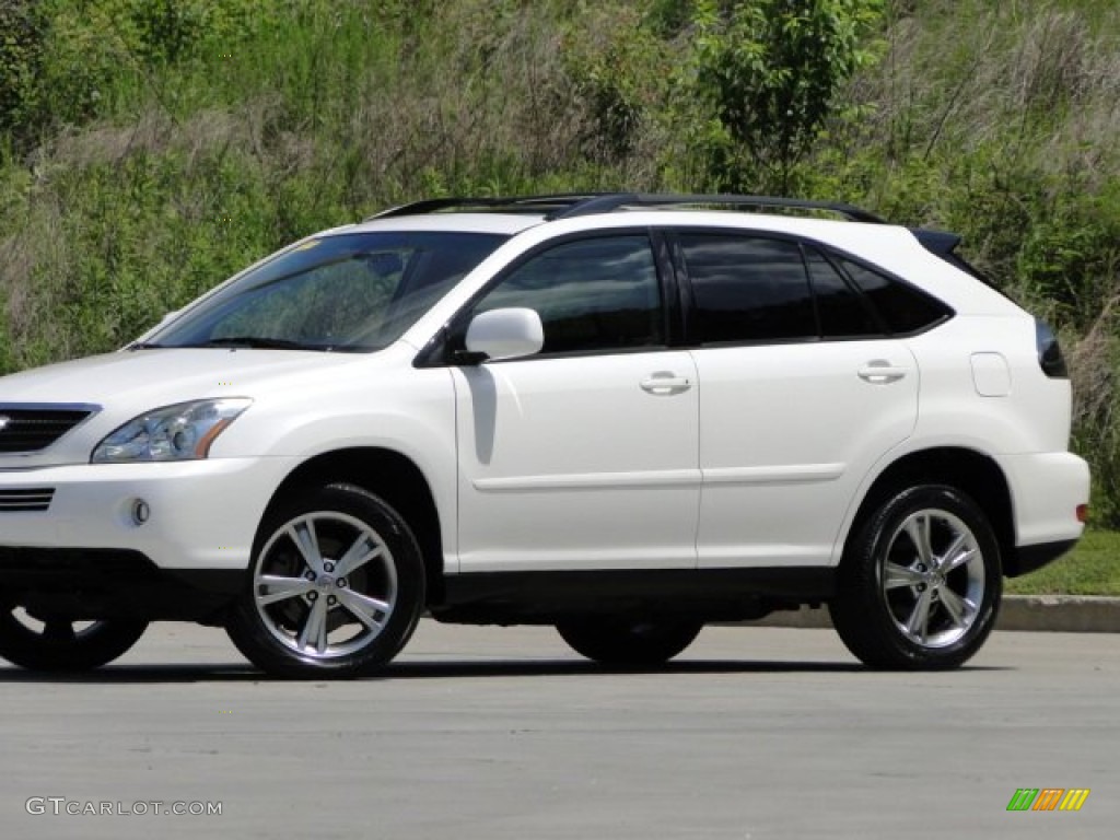 2006 RX 400h AWD Hybrid - Crystal White Pearl / Ivory photo #3