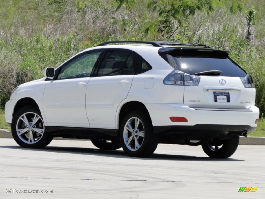 2006 RX 400h AWD Hybrid - Crystal White Pearl / Ivory photo #4