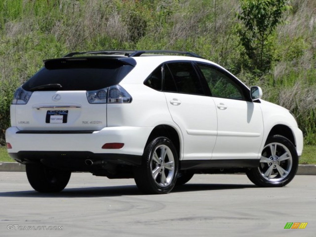 2006 RX 400h AWD Hybrid - Crystal White Pearl / Ivory photo #5