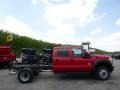 Vermillion Red 2015 Ford F550 Super Duty XL Crew Cab 4x4 Chassis