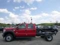 Vermillion Red - F550 Super Duty XL Crew Cab 4x4 Chassis Photo No. 5