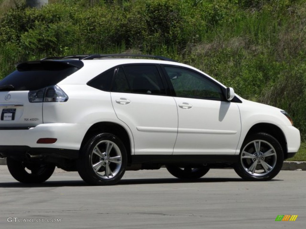 2006 RX 400h AWD Hybrid - Crystal White Pearl / Ivory photo #28