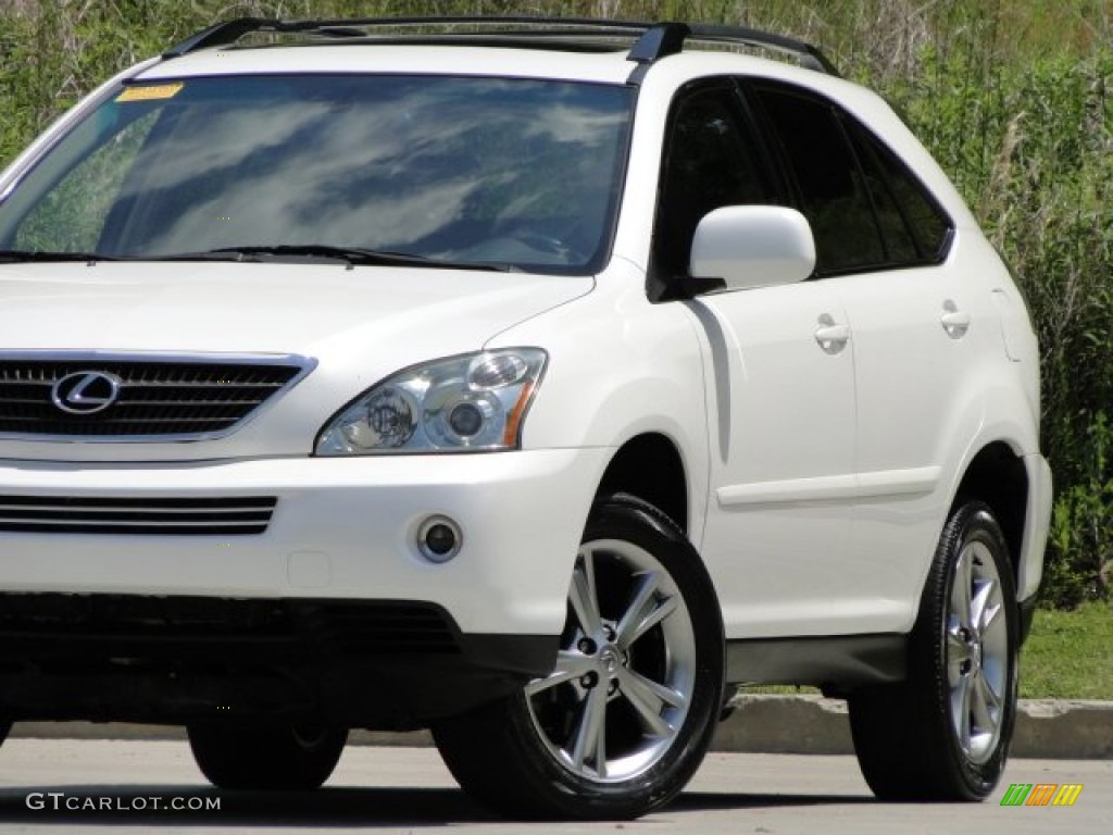 2006 RX 400h AWD Hybrid - Crystal White Pearl / Ivory photo #33