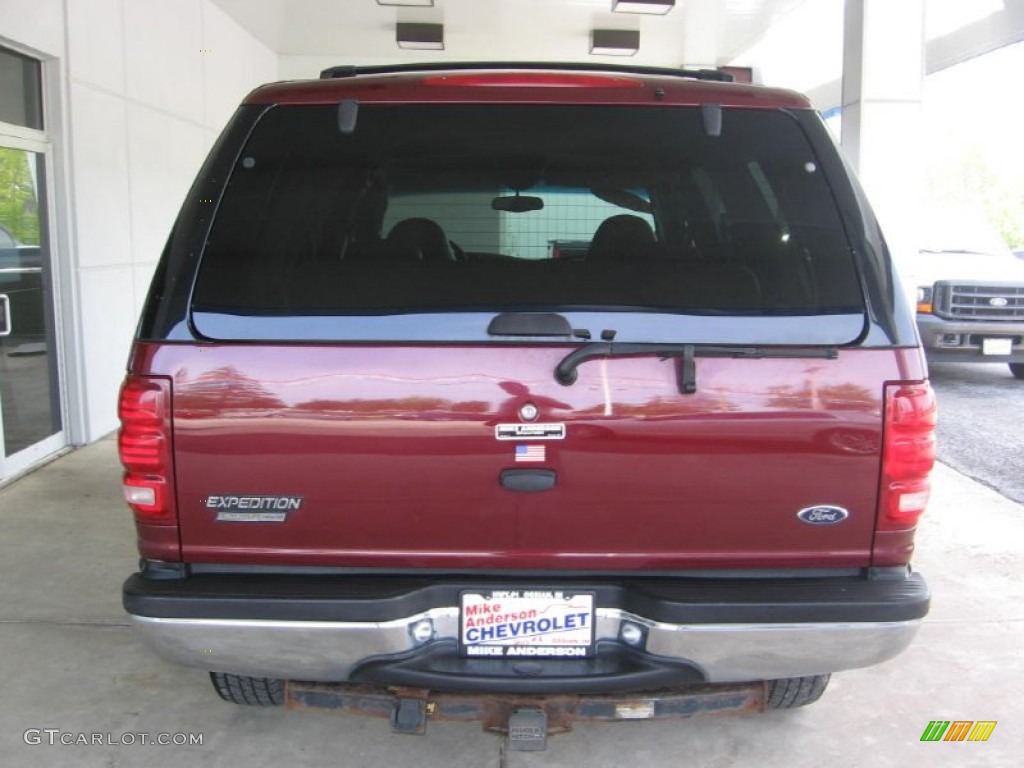 2000 Expedition XLT 4x4 - Dark Toreador Red Metallic / Medium Graphite photo #19