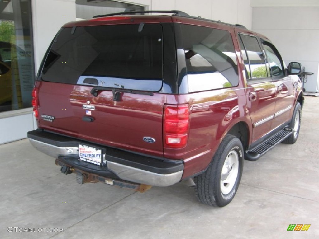 2000 Expedition XLT 4x4 - Dark Toreador Red Metallic / Medium Graphite photo #20