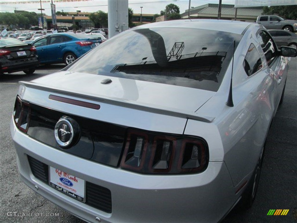 2013 Mustang V6 Premium Coupe - Ingot Silver Metallic / Charcoal Black photo #7