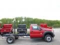 Vermillion Red 2015 Ford F550 Super Duty XL Regular Cab 4x4 Chassis