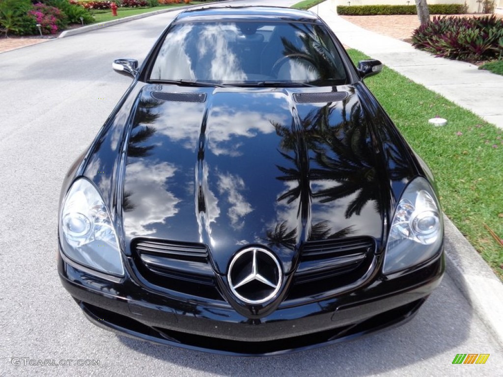 Black 2007 Mercedes-Benz SLK 280 Roadster Exterior Photo #93756578