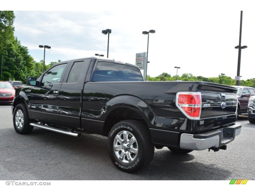 Tuxedo Black 2014 Ford F150 XLT SuperCab 4x4 Exterior Photo #93756833