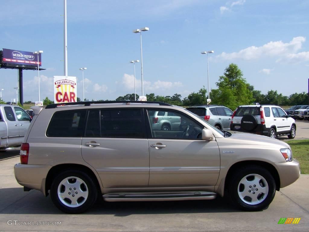 2005 Highlander Limited - Sonora Gold Pearl / Ivory photo #4