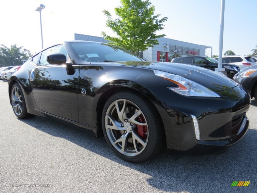 Magnetic Black 2014 Nissan 370Z Touring Coupe Exterior Photo #93757511