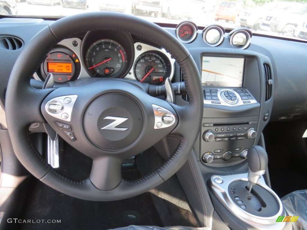 2014 Nissan 370Z Touring Coupe Black Dashboard Photo #93757556