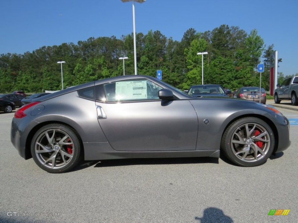 Gun Metallic 2014 Nissan 370Z Touring Coupe Exterior Photo #93758177