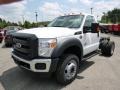 2015 Oxford White Ford F550 Super Duty XL Regular Cab 4x4 Chassis  photo #4