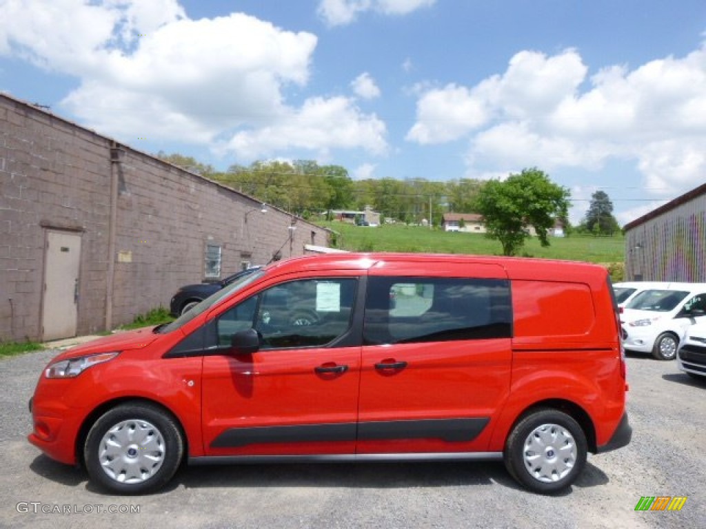 2014 Transit Connect XLT Van - Race Red / Charcoal Black photo #5