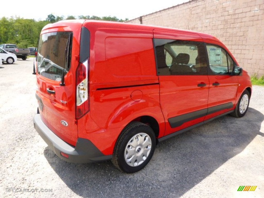 2014 Transit Connect XLT Van - Race Red / Charcoal Black photo #8